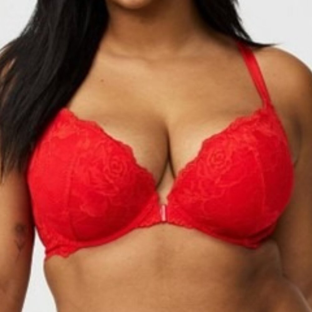 Push-Up Front-Close Bra